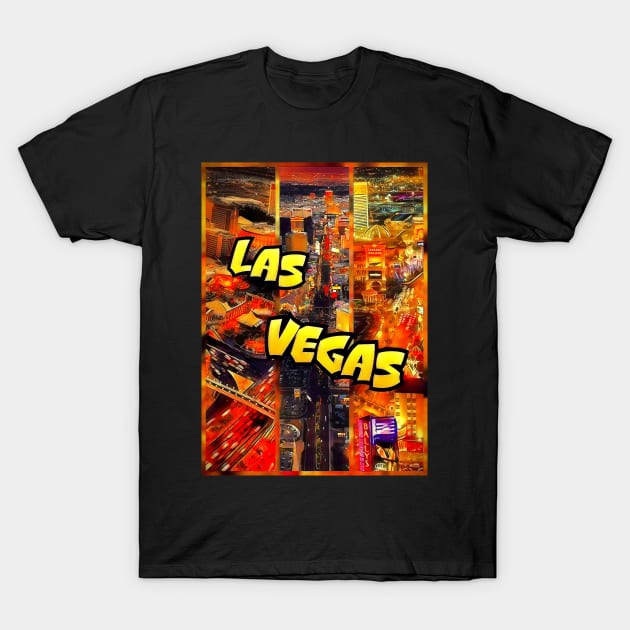 Las Vegas T-Shirt by d1a2n3i4l5